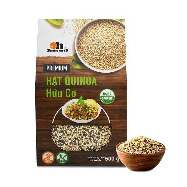 Hạt Diêm Mạch Quinoa Mix Hữu Cơ Smile Nuts Hộp 500g - Nhập Khẩu Từ Peru