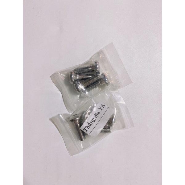 Bộ 4 con ốc thắng đĩa trước Ya yamaha 8li25 xiken cao cấp, sử dụng lục giác xiết hoặc mở