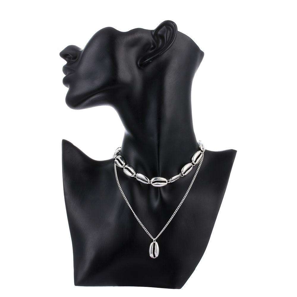YVE Vòng Cổ Choker Nhiều Lớp Vỏ Sò Thời Trang Đi Biển