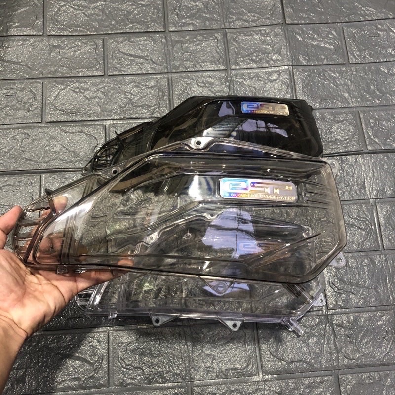 Ốp Bầu Lọc Gió (Pô E) Vario AB Trong Suốt / Đen Khói - Vario 2018 / 2019 / 2020 / 2021