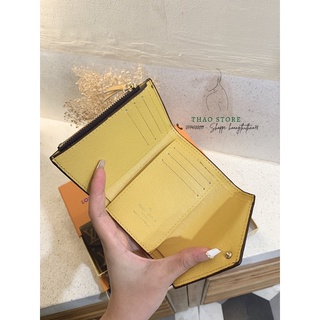 ⚠️ 𝐀̉𝐍𝐇 𝐓𝐇𝐀̣̂𝐓 - Ví chữ L cúc màu [Fullbox]