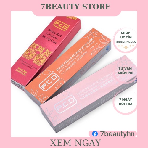 [5 Tuýp]Dưỡng Môi PCD Kích Màu Dùng Sau Xăm