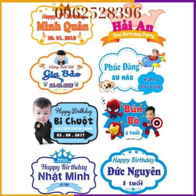 ❤️ Bảng Tên Treo Sinh Nhật Cho Bé ❤️