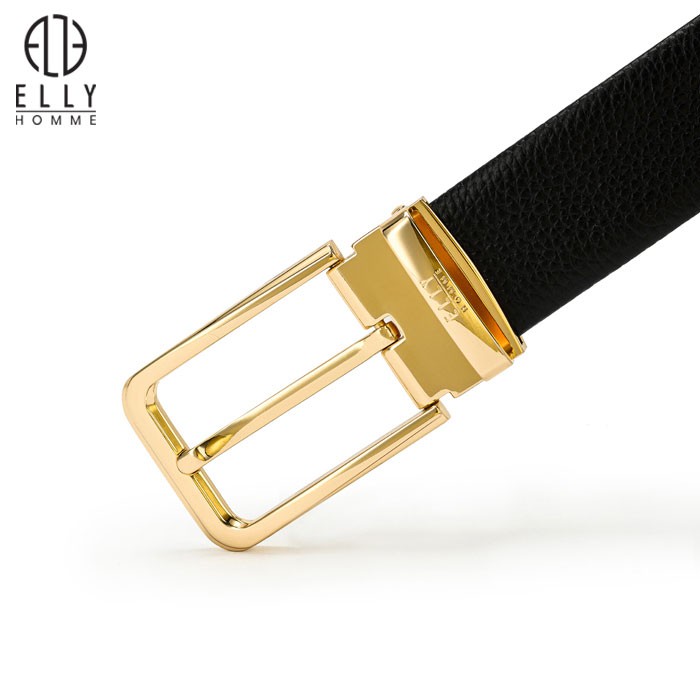 Dây lưng nam da thật ELLY HOMME – EDM6 Gold