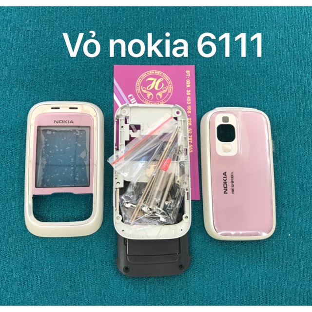 Vỏ nokia 6111 bộ zin linh kiện - mới 100%
