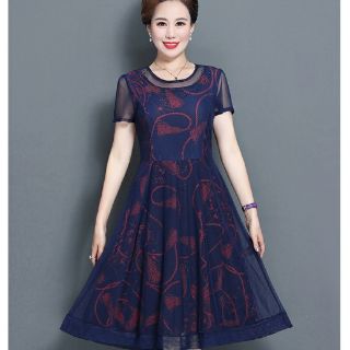 Đầm dự tiệc trung niên hàng nhập