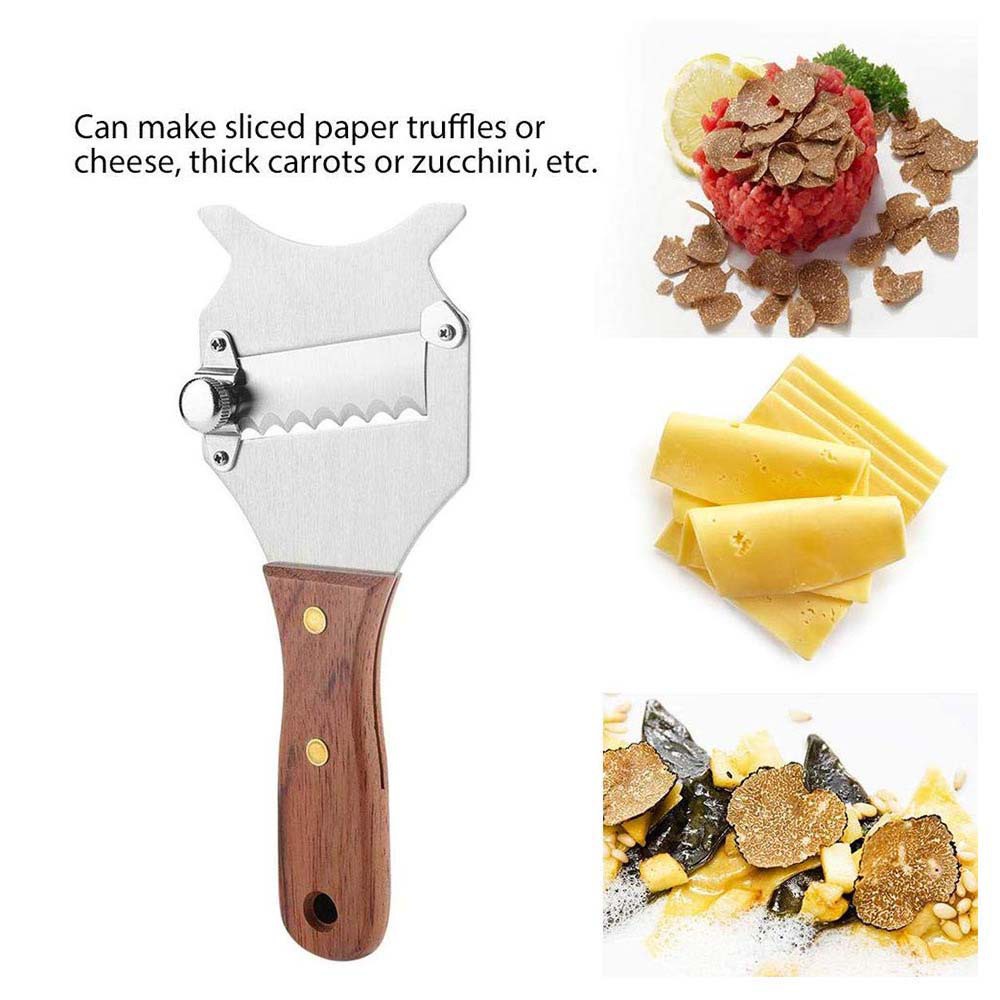 ELLSWORTH Professional Planer Stainless Steel Kitchen tool Slicer Rosewood Handle Baking Tool Chocolate Cheese Dessert Multifunctional Grater