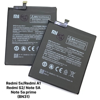 Pin xiaomi redmi 5x / redmi a1 / redmi s2 / redmi note 5a / redmi note 5a prime bn31 3030mah - bảo hành 3 tháng