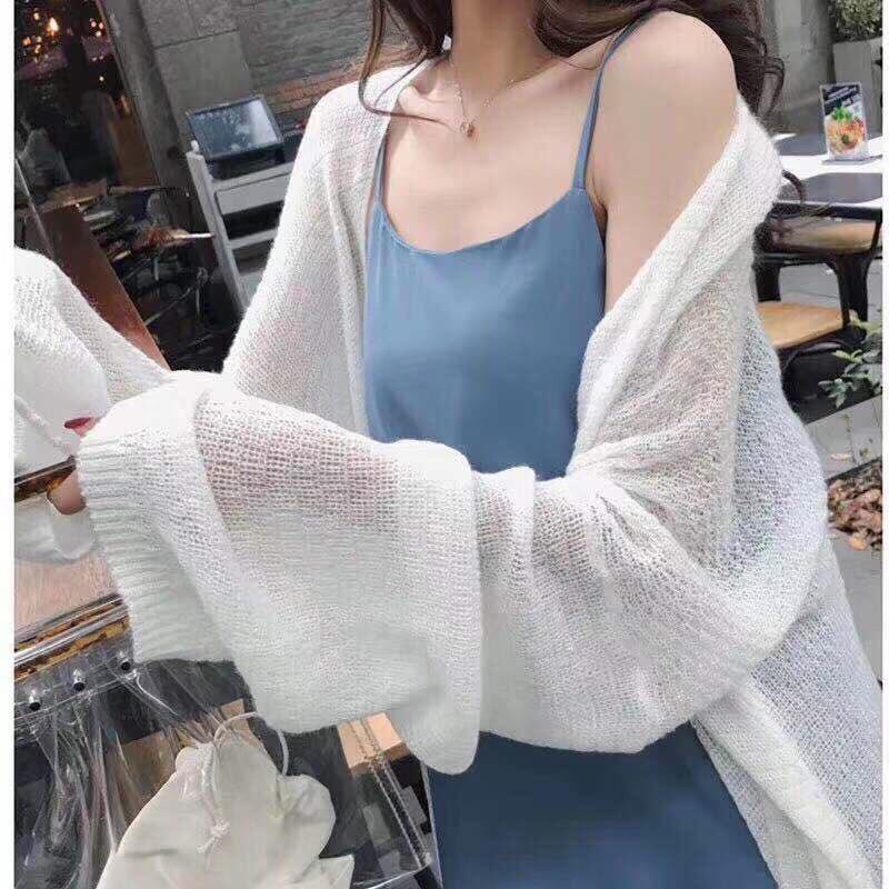 Áo cardigan giấy mặc đi biển HA17