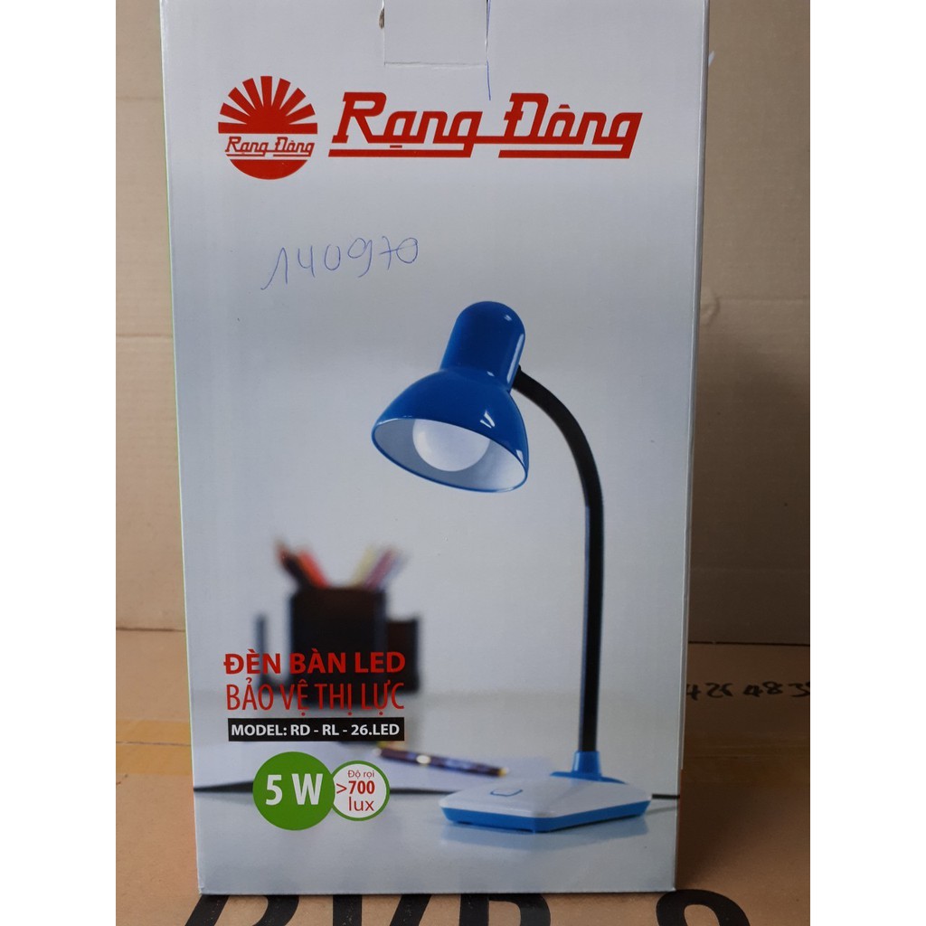 Đèn bàn bảo vệ thị lực Rạng Đông LED 5W - màu xanh