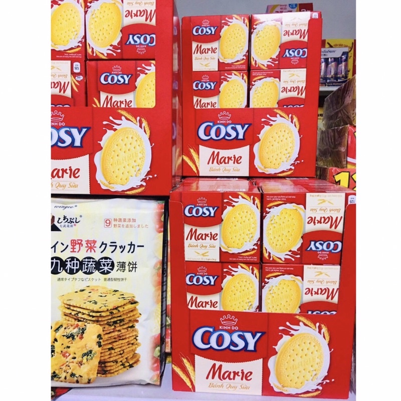 Bánh quy Cosy lễ 1Lốc 12 hộp thích hợp cho việc đi lễ,trang trí mâm lễ rất đep