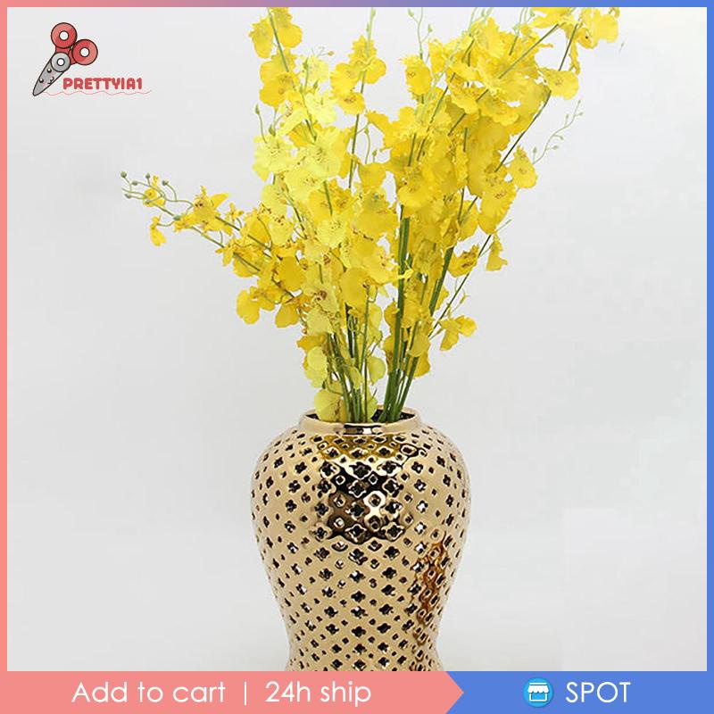 [Prettyia1] Lọ Gừng Phương Đông Thủ Công Có Nắp Trang Trí Cho Nhà Bếp Tiệc Tùng