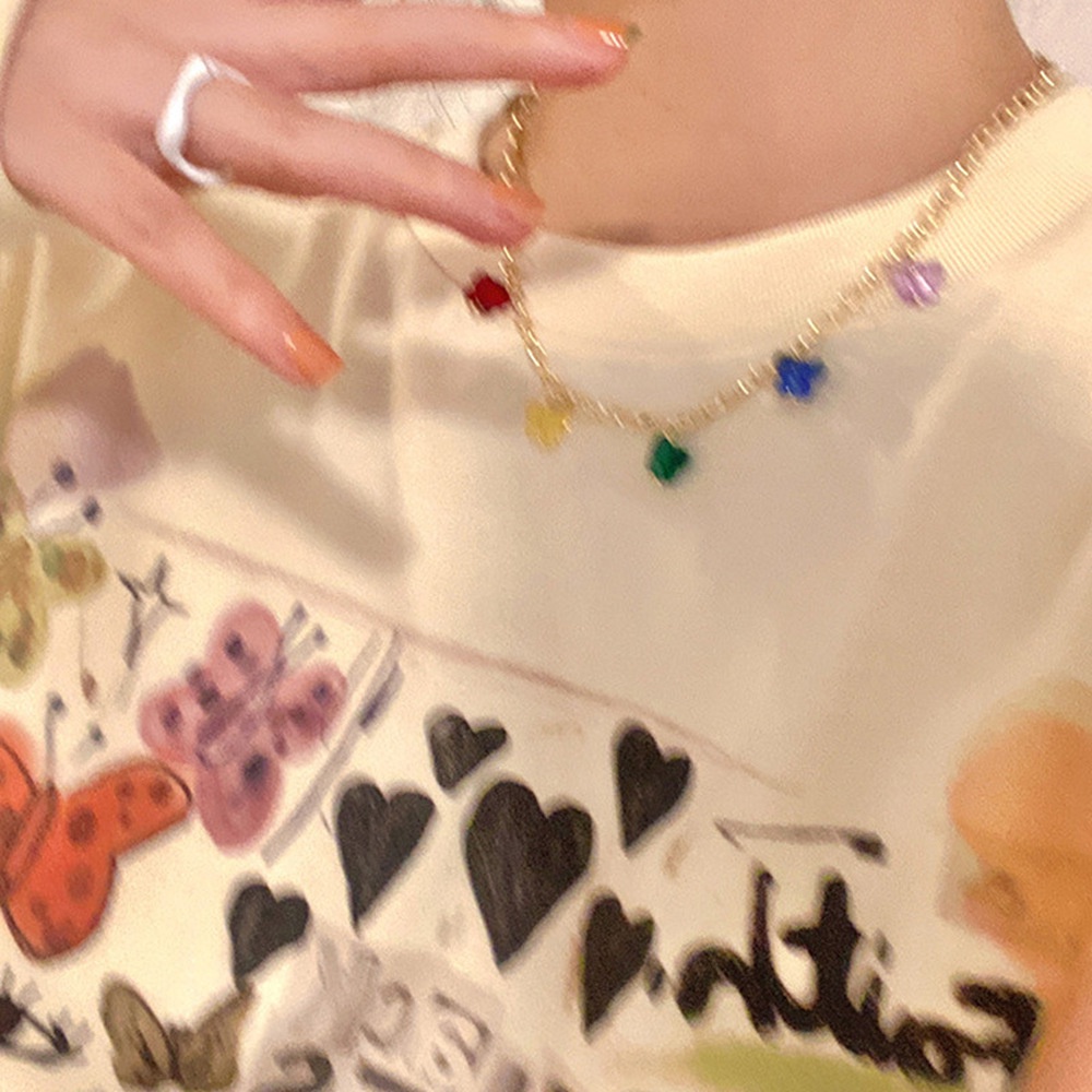 Vòng cổ thời trang mặt hình bướm xinh xắn phong cách 2021