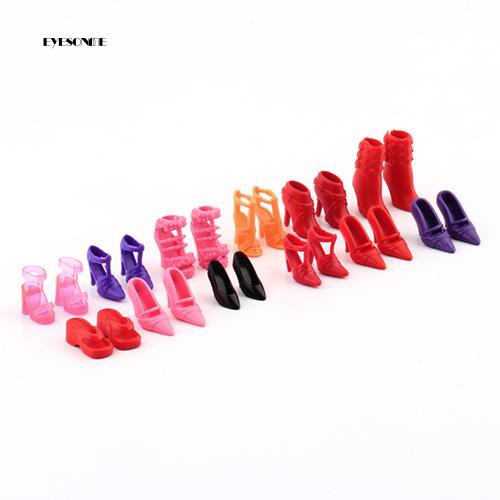 Set 12 đôi giày nhiều kiểu dễ thương cho búp bê