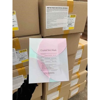 Mặt nạ màu hồng Crystal của Celderma ( giá cho 1 hộp 10 miếng)