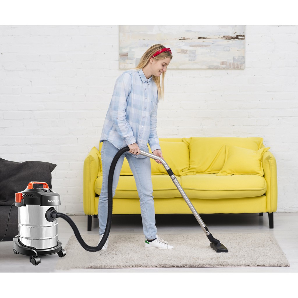Máy hút bụi công nghiệp, Máy hút bụi YILI ELICTRIC cao cấp với công suất lên tới 1200W, chứa được 12L nước [BH 1 NĂM] | BigBuy360 - bigbuy360.vn