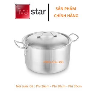 Nồi luộc gà nồi bếp từ fivestar/ goldsun - chính hãng, sang trọng ,đế từ