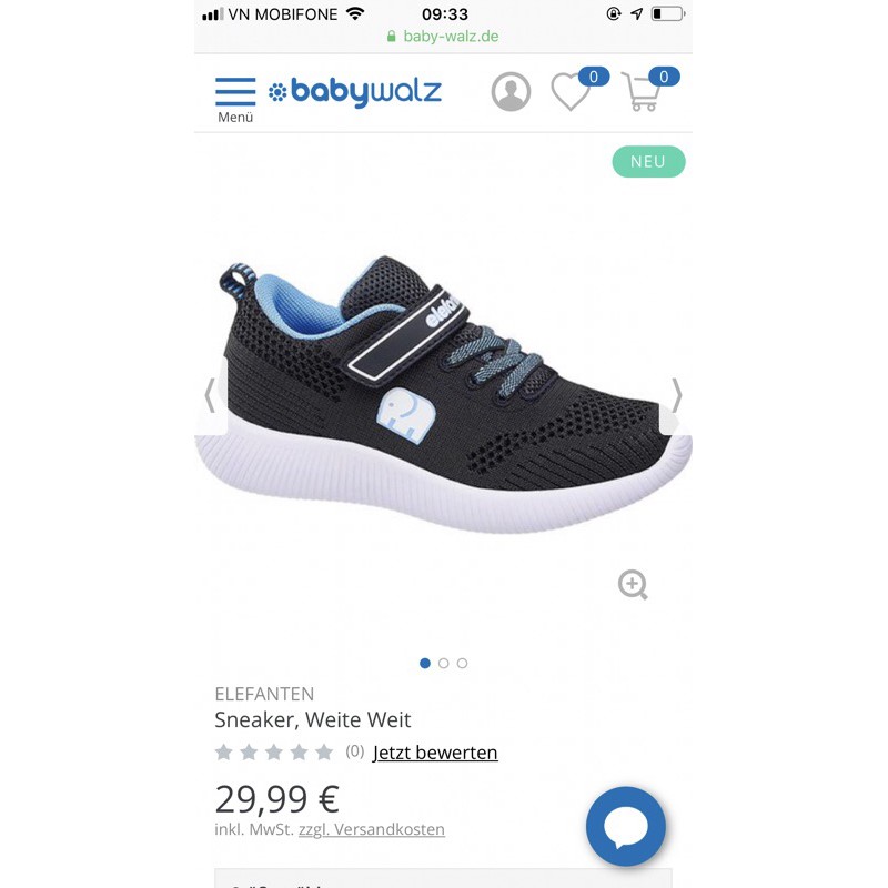 Giày trẻ em hiệu con voi Elefanten