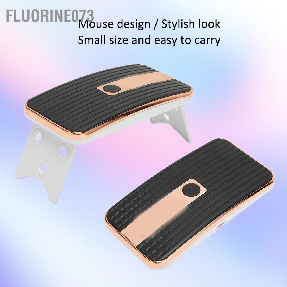 Fluorine073 Đèn làm móng mini UV LED Máy sấy tay chuyên nghiệp 36W USB Di động Sấy nhanh Gel đánh bóng chiếu sáng cho gia đình