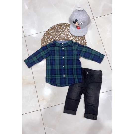 Set bộ bé trai HM size 6-9m chuẩn Auth có sẵn