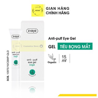Serum tiêu bọng mắt, dưỡng mắt, chống nhăn mắt, dưỡng da vùng mắt giảm thâm quầng Anti puff eye cream gel ZIAJA