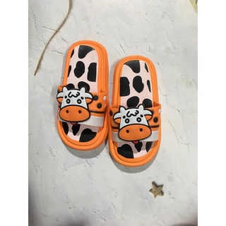 dép trẻ em bò sữa đế tròn cute [ảnh thật]
