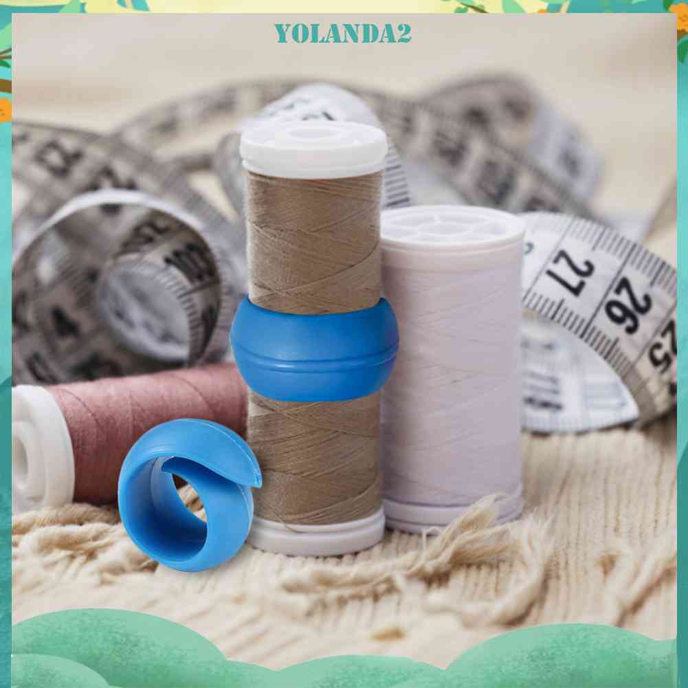 Set 2 Kẹp Giữ Suốt Chỉ Bằng Silicone 2cm (BU8)