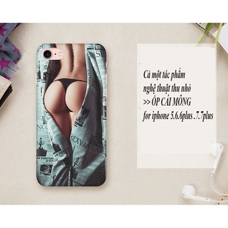 Ốp Lưng Iphone - Cái "Mông" - 5/5s/6/6s/6+/6s+/7/8/7+/8+