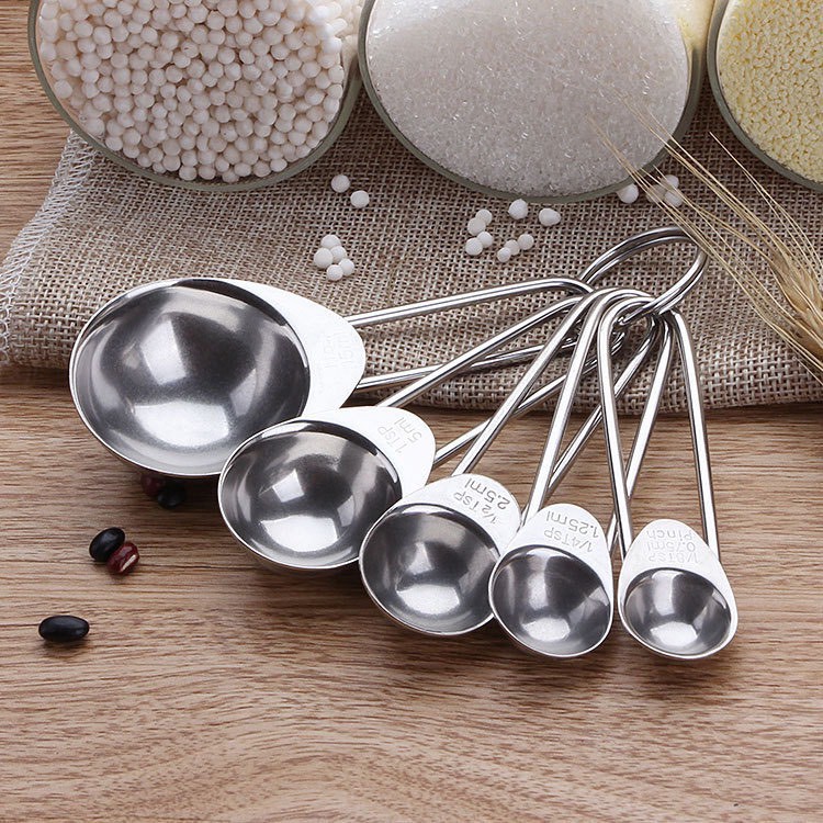 Set 5 thìa đong gia vị Inox 304