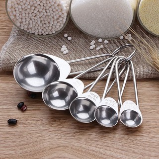 Set 5 thìa đong gia vị inox 304