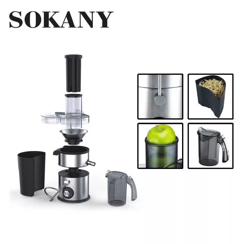 Máy ép trái cây , máy xay sinh tố đa năng 4 trong 1 SOKANY SK-629 ( Bảo Hành 12 tháng )