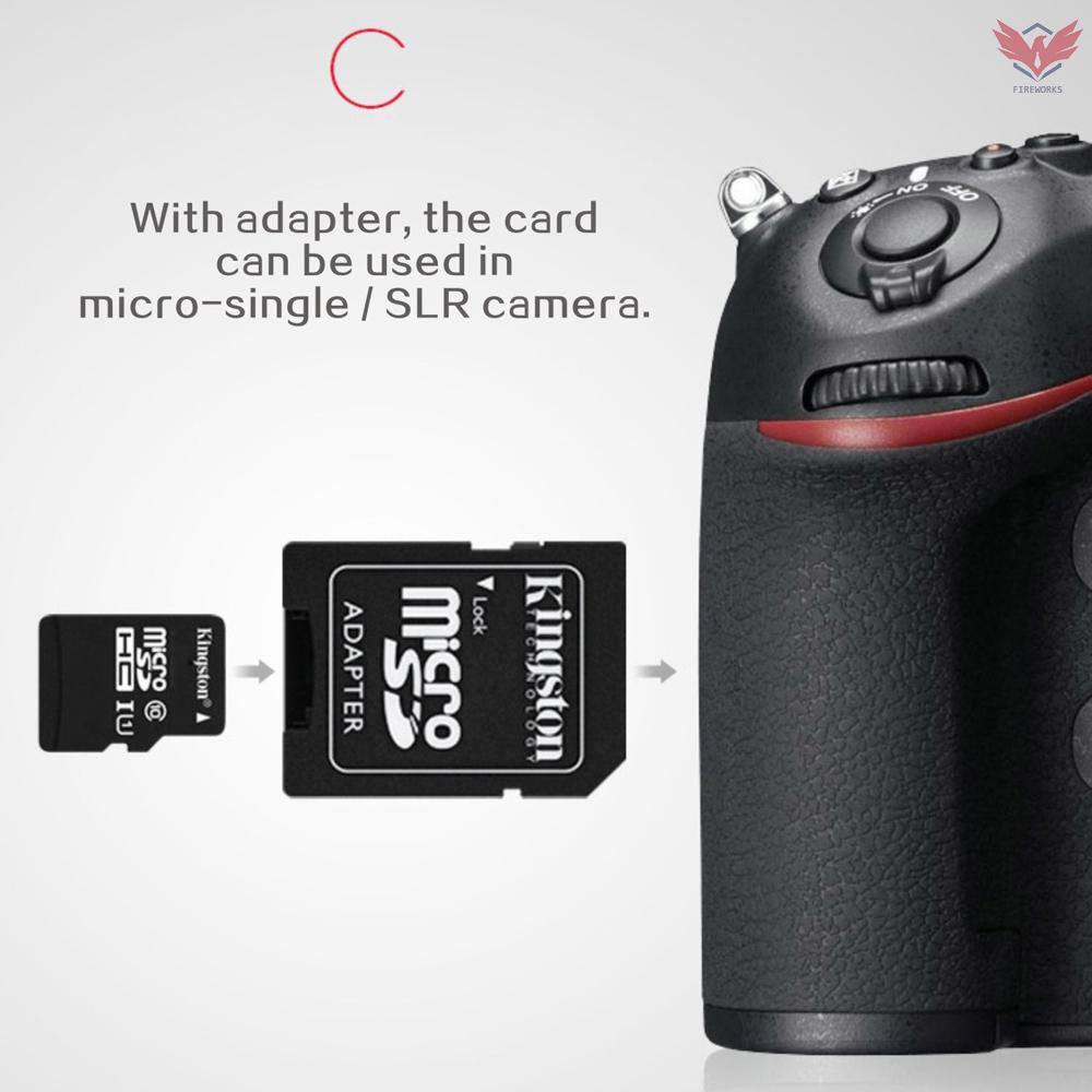 Kingston Class 10 8GB 16GB 32GB 64GB MicroSD TF Flash Memory Card 48MB/s Maximal Speed with Card Adapter