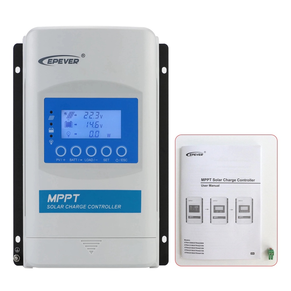SẠC NĂNG LƯỢNG MẶT TRỜI MPPT 12/24VDC HIỆU SUẤT ĐẠT 98% - KHUNG NHÔM - BẢO HÀNH 24 THÁNG