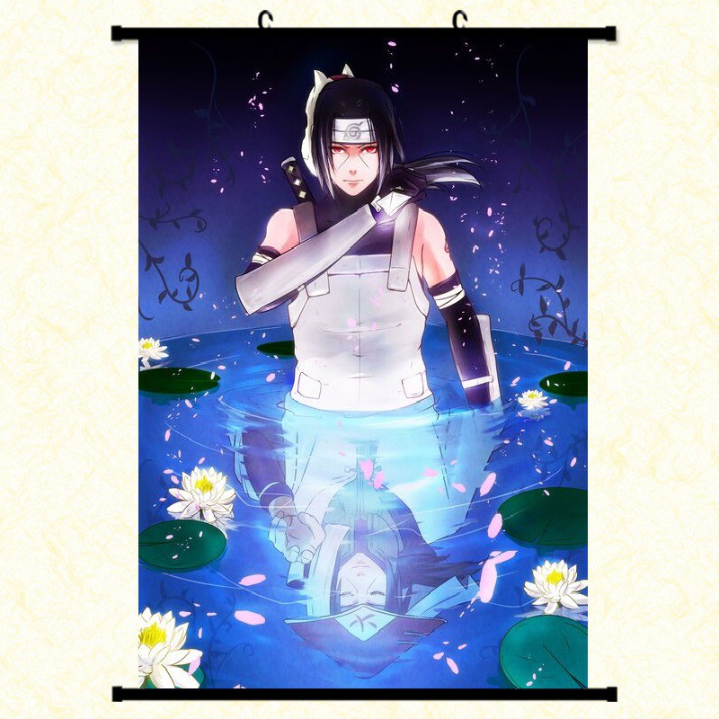 Poster vải anime Itachi 03 40x60 - Naruto - tranh vải