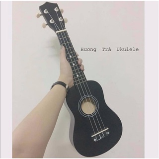 Đàn Ukulele Soprano Đen | Ảnh thật chính chủ | Hương Trà Ukulele