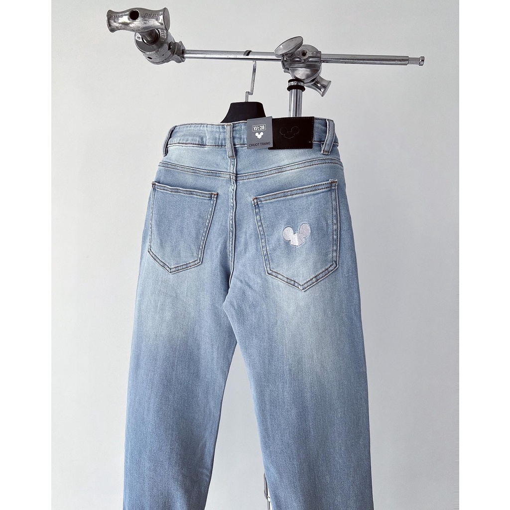 QUẦN JEAN Slimfit BabyBlue CHUOTTRANG