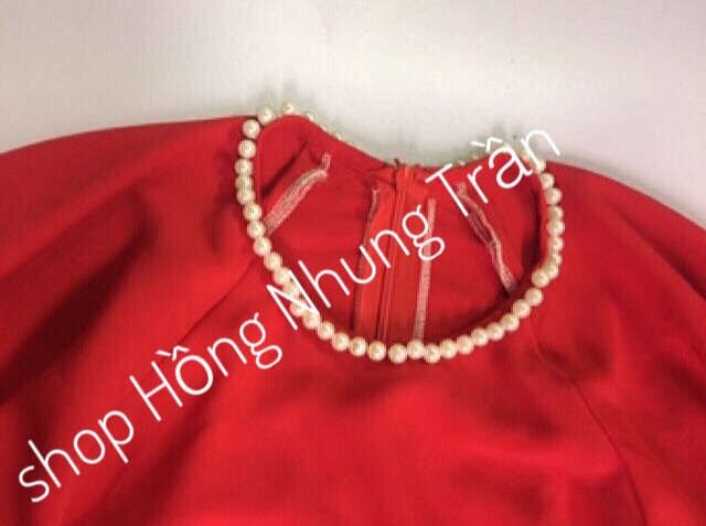 Áo dài, cách tân 4 tà cao thấp, tay thắt nơ