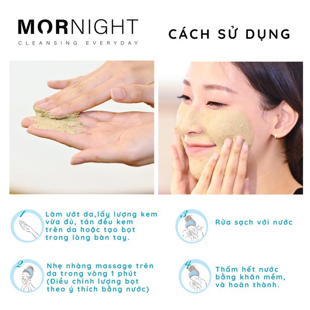 Sữa rửa mặt hoa hồng MORNIGHT phiên bản dùng thử mini, ít bọt không gây khô da, không chất tẩy rửa, paraben - 10G | BigBuy360 - bigbuy360.vn