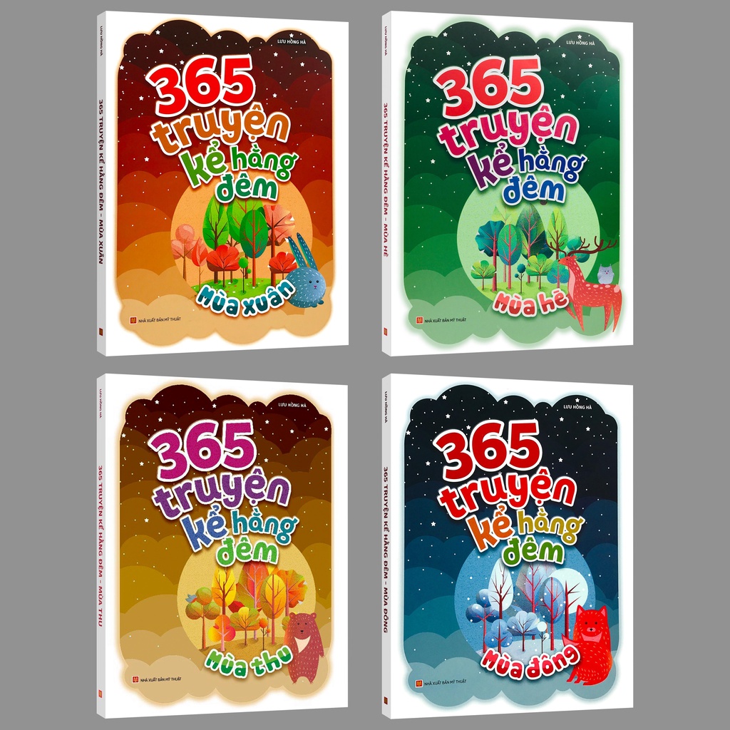 Sách - 365 Truyện Kể Hằng Đêm (Bộ 4 cuốn Mùa Xuân + Mùa Hè + Mùa Thu + Mùa Đông, tái bản 2021) lẻ tùy chọn