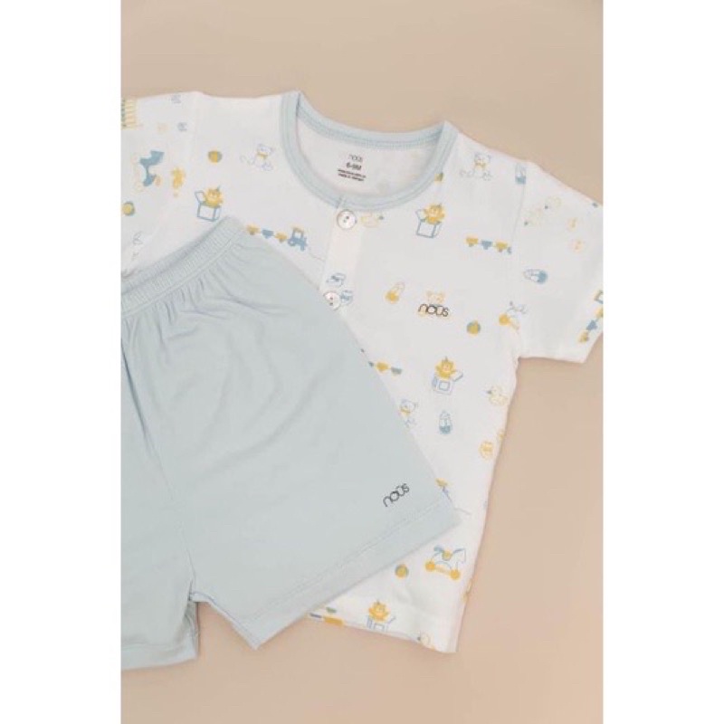 Bộ cộc cài thẳng nous bé trai bé gái