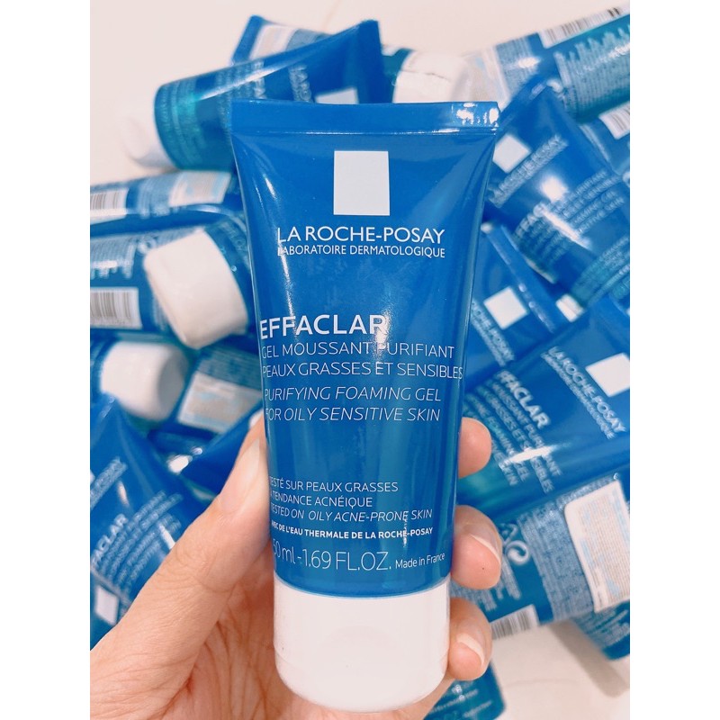 Sữa Rửa Mặt Cho Da Dầu Mụn, Nhạy Cảm - La Roche - Posay Effaclar Purifying Foaming Gel Cleanser