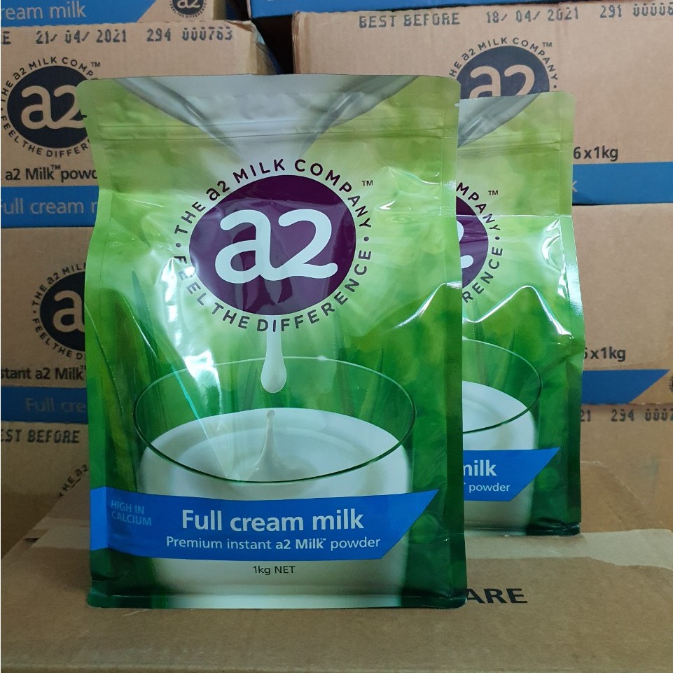 Sữa A2 nguyên kem - A2 Full Cream Milk 1kg: Úc