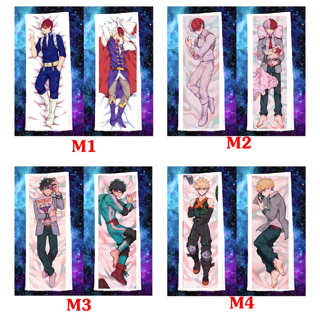 Gối ôm My hero academia dài 1mx40cm /gối in hình anime My hero