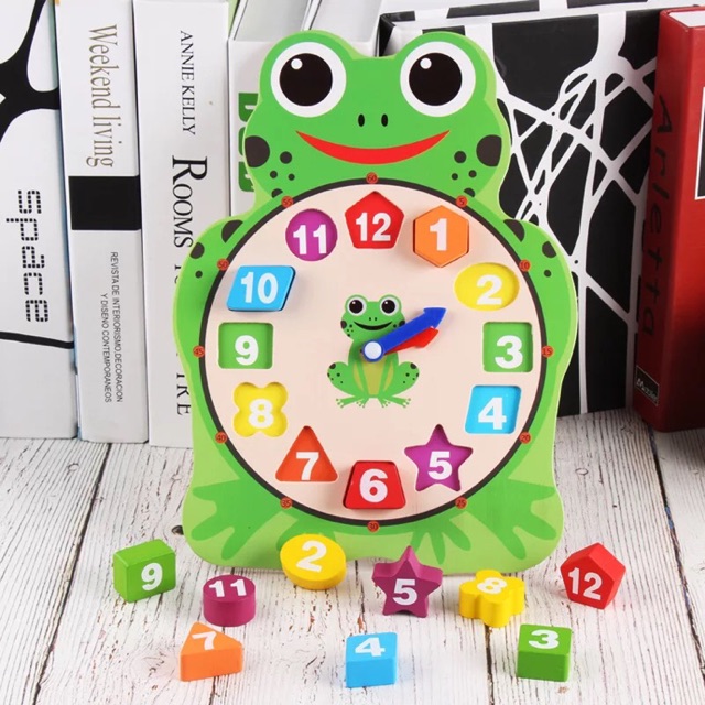 🐸Bộ đồng hồ hình Ếch con (Cú con)🐦
