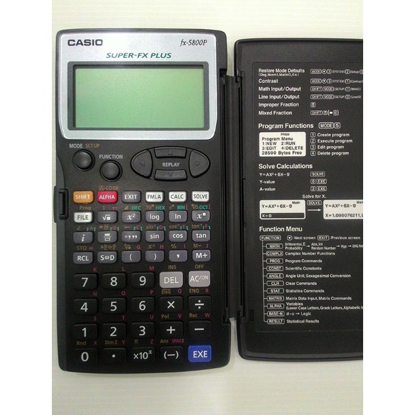 Máy tính Casio FX 5800PS hàng chính hãng