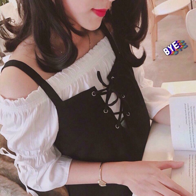 🍒Set yếm váy + áo⚡️nhiều mẫu