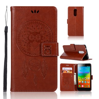 Bao da nắp gập thời trang cho Lenovo K6 Note