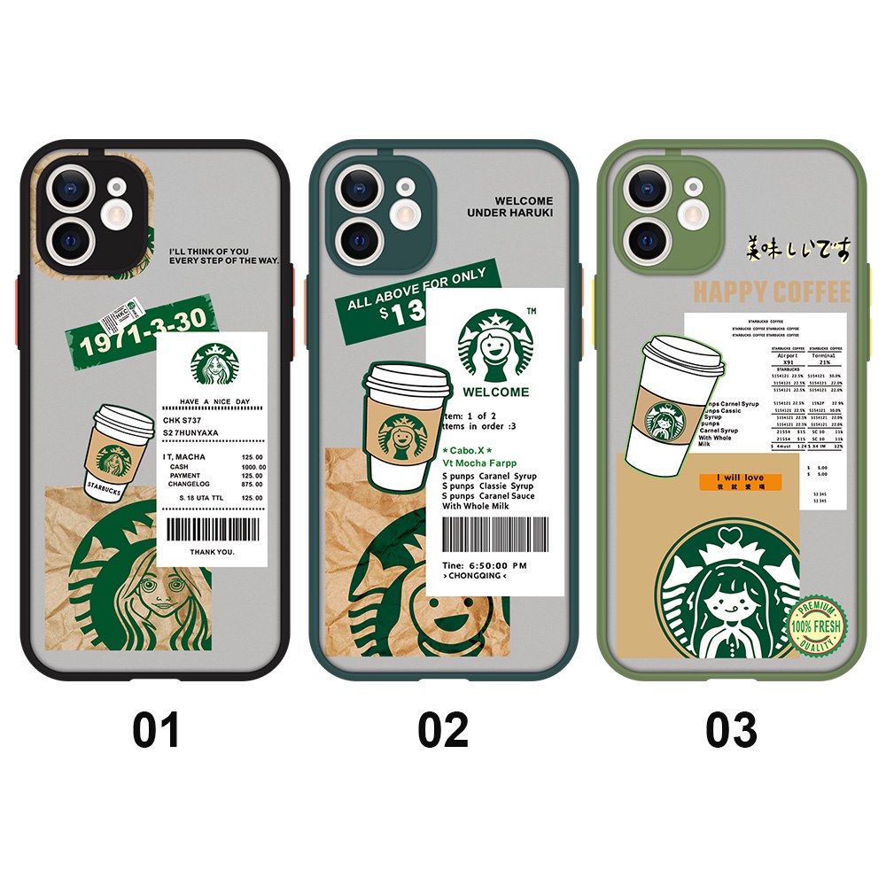 Ốp lưng Ốp Điện Thoại Hình Starbucks Cho Oppo A1K Realme C11 C15 C12 C20 C25 C2 Q3 7i 6i 8 7 Pro Realme Q 6 5 Pro Q3I 5i C3