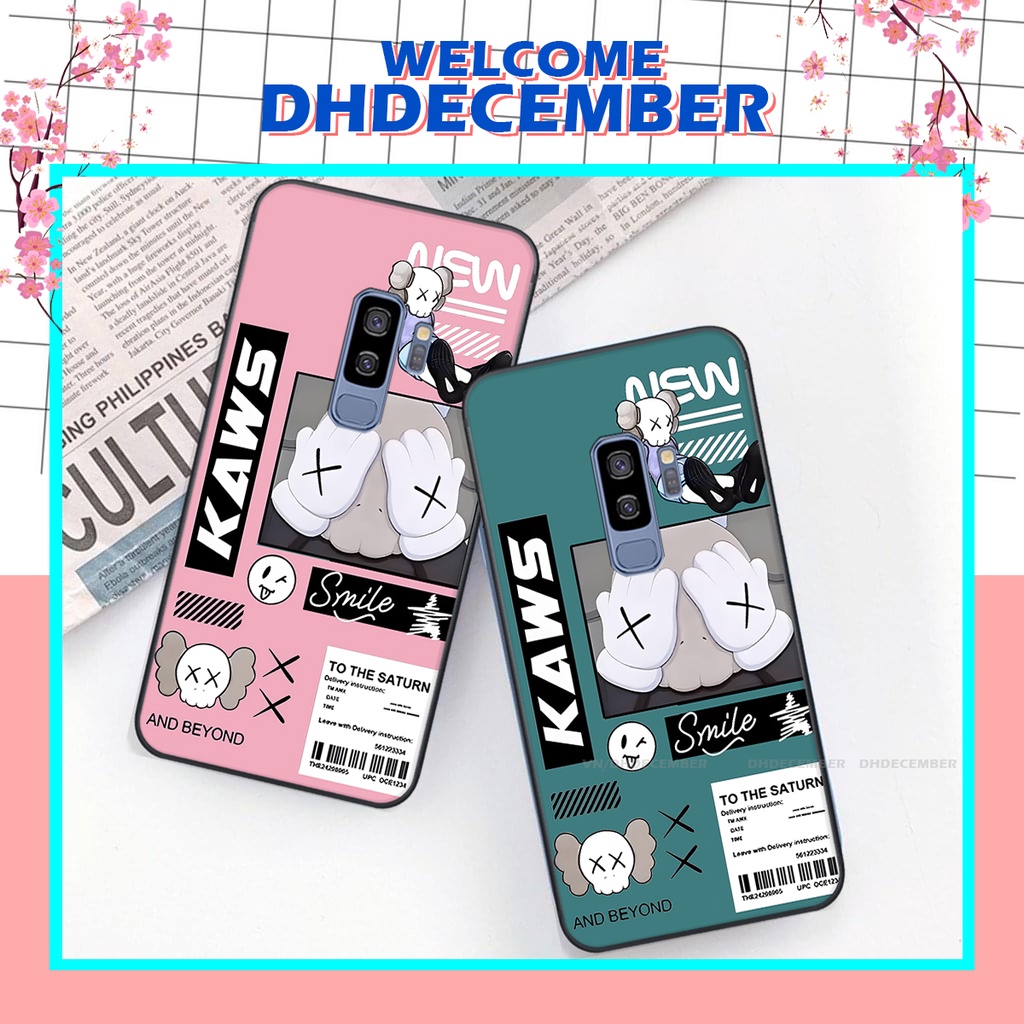 Ốp lưng Samsung Galaxy S9 PLUS in hình gấu K@ws, gấu nâu, dor@emon RẺ- ĐẸP- BỀN