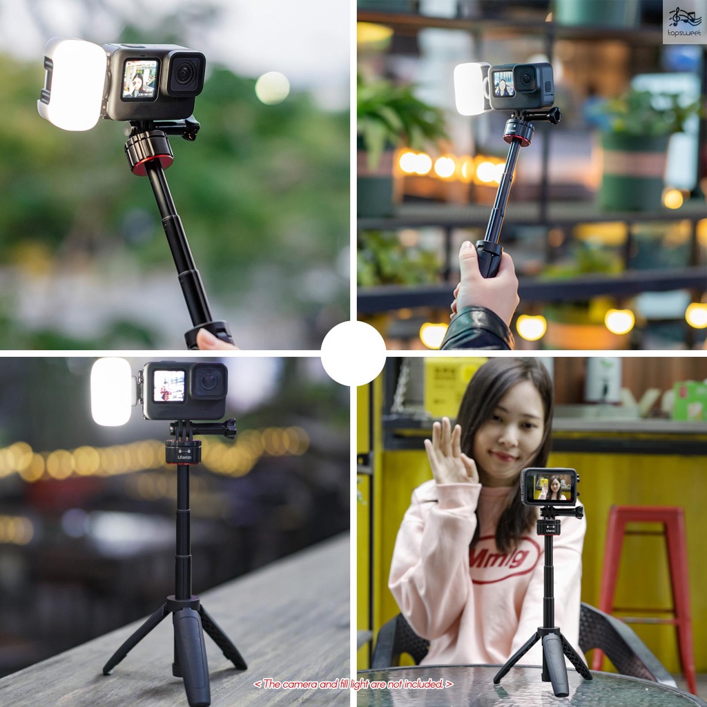 ULANZI Gậy Ba Chân Mini MT-31 3 Khớp Nối Dài Kèm Ốc Vít Hít Nam Châm Hỗ Trợ Quay Phim / Chụp Ảnh Tự Sướng | BigBuy360 - bigbuy360.vn
